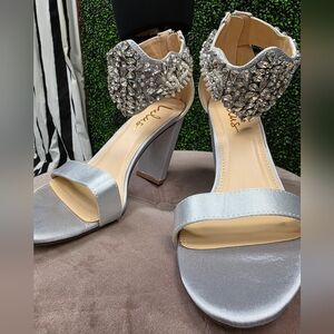 Lulu's Silver Embellished Women's Heels